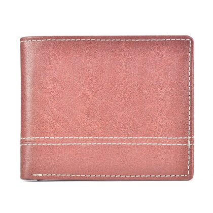 Light Brown Leather Wallet for Men