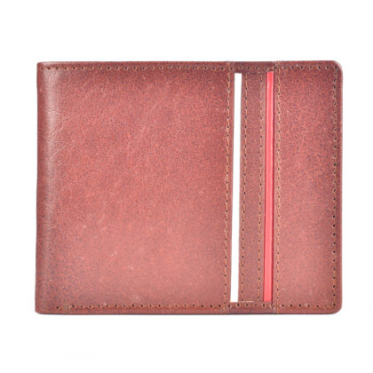 Burnt Sienna Leather Wallet for Men
